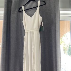 Jumpsuit, straight leg.